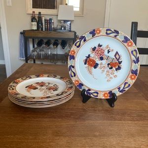 Woods Ware Wincanton Antique 10” Dinner Plates